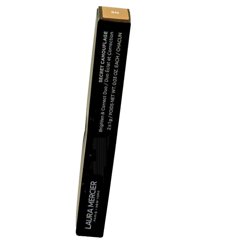 Laura‎ Mercier Secret Camouflage Brighten and Correct Concealer Duo Stick 5N